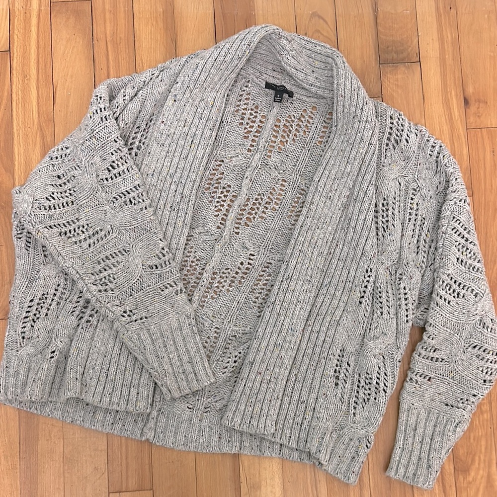 Grey Knit Cardigan